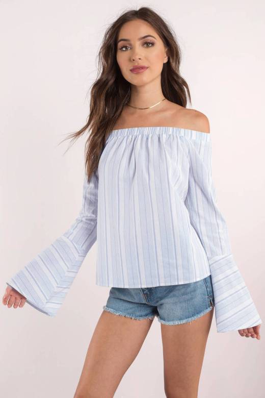 Image result for Off the shoulder tops