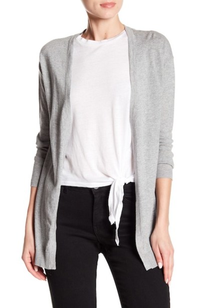 Image of Cotton Emporium A-Line Long Sleeve Cardigan