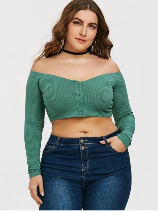 Image result for off the shoulder tops plus size