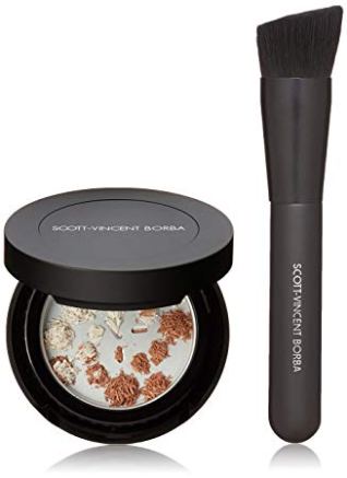 Scott-Vincent Borba Anti-Fatigue Skin Care/SPF 29 Foundation Anti-Wrinkle Kit with Foundation/Micro-Exfoliation Tool, 02 Medium