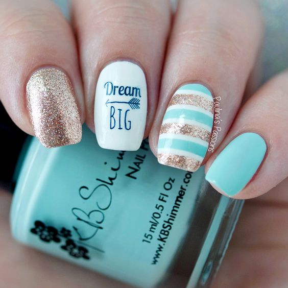 KellieGonzo: Guest Post by Paulina's Passions: Dream Big Nail Art