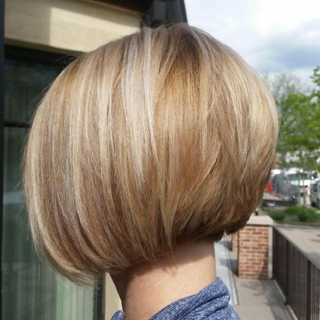 Classic bob haircut for short hair