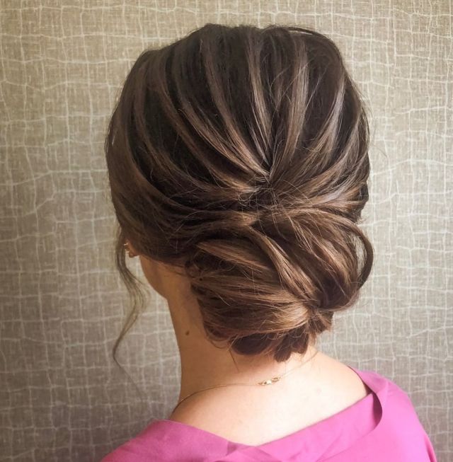 twisted updo for summer