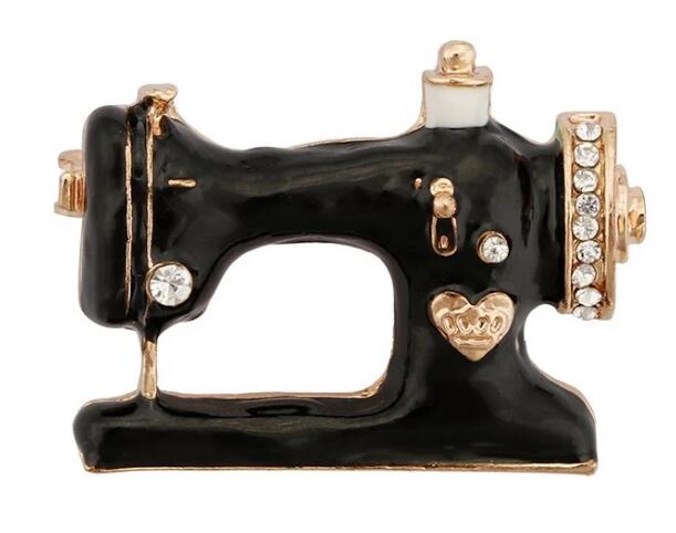 cute enamel sewing-machine