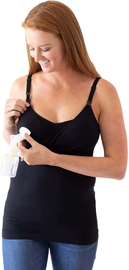 Best Pumping Bra Tank Top & Built-In Bra - Kindred Bravely Sublime Hands-Free Pumping & Nursing Tank Top