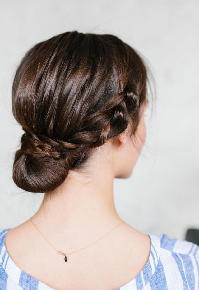 Braided Bun Hair Tutorial