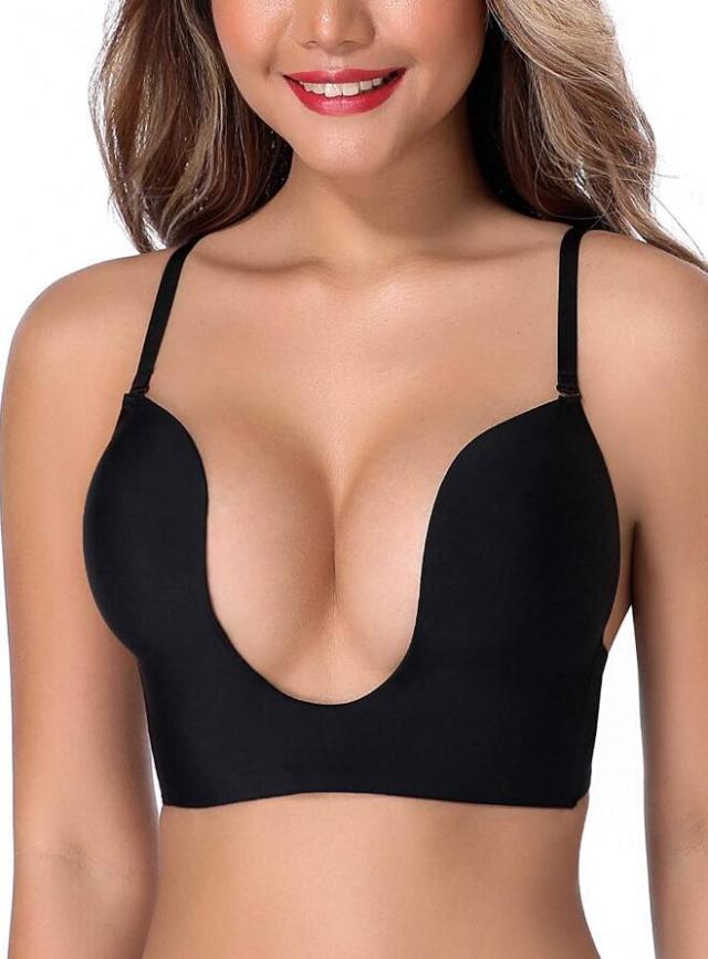 Plunge bra