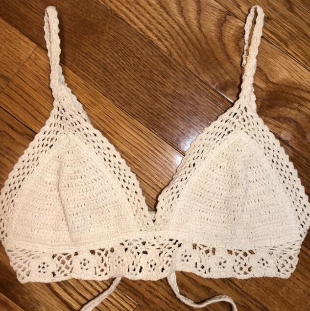 Knitted bralette