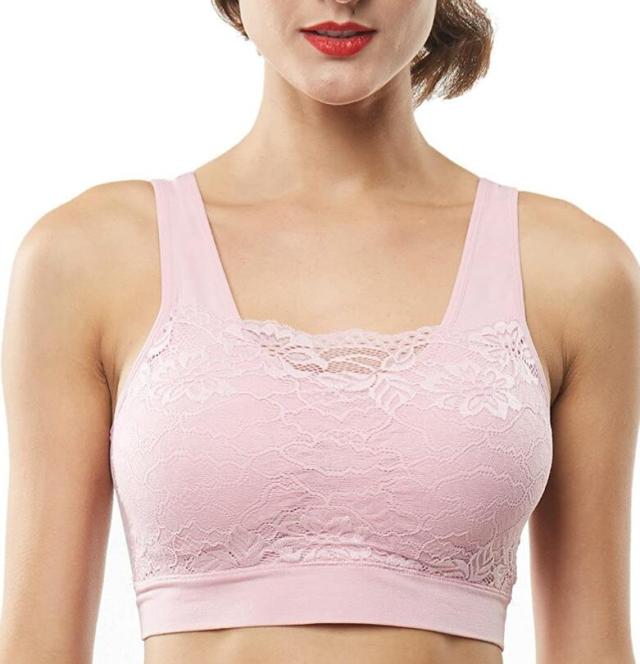  Lace Overlay Bralette 