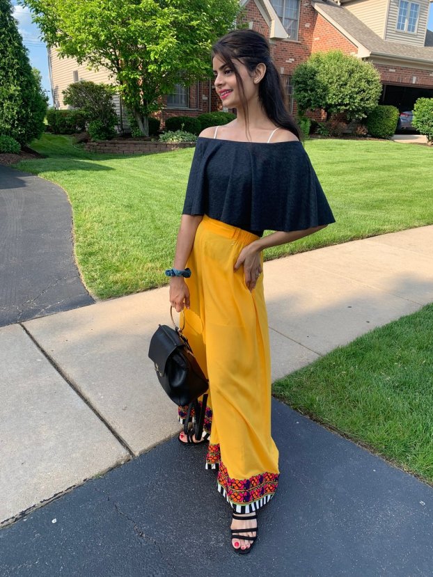 The Yellow Palazzo Pants — Mariam Shibly