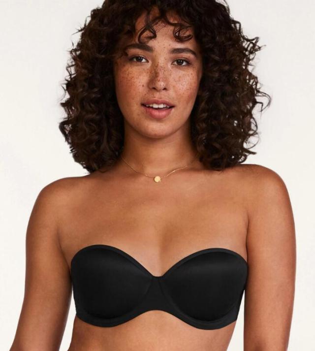 Best Big Boob Strapless Bra for Half-Size Fit: 24/7™ - Classic Strapless Bra