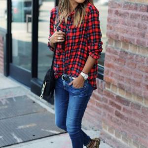 how to style Flannel for girls