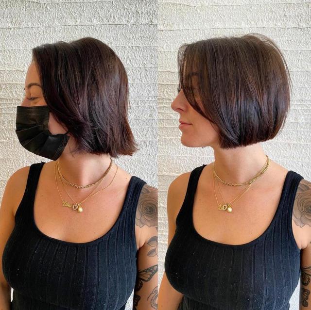  blunt bob haircut