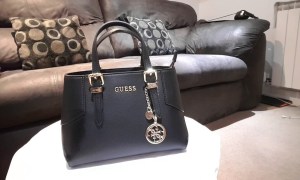 Guess Black Handbag Review - YouTube