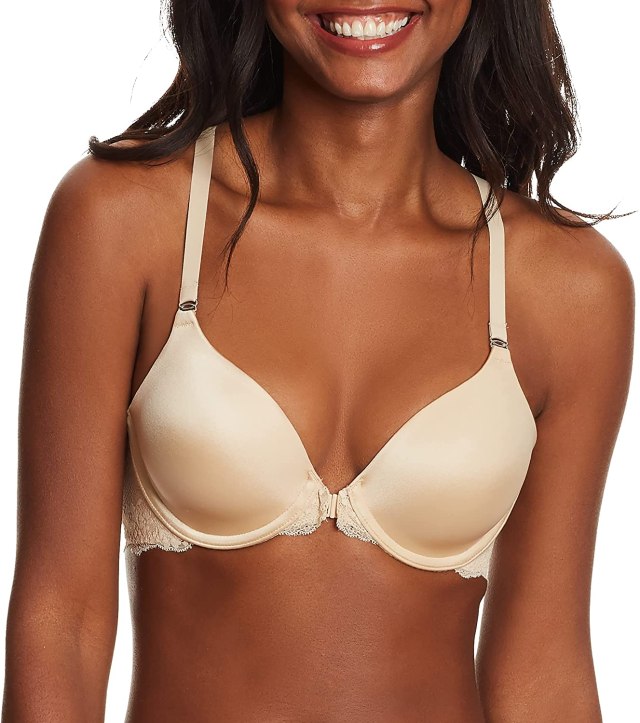 One Fab Fit Full Coverage Lightly Padded Racerback Underwire T-Shirt Bra 