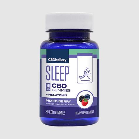 CBDistillery Broad Spectrum CBD “Sleep” Gummies + Melatonin