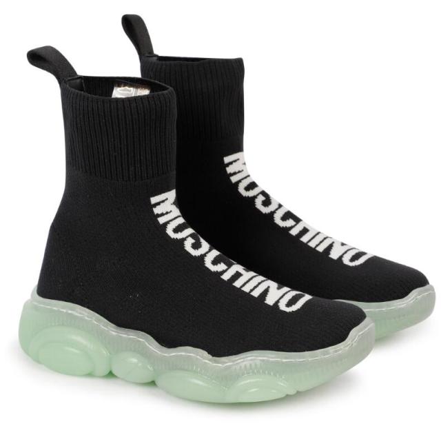 Moschino Logo Knit Sock-sneakers for women