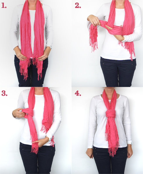 Knotted Scarf How To How to Tie a Scarf to Jazz Up Your Hair, Neckline, Waist & Bag Handles