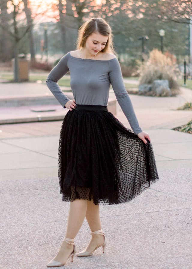 elegant Tulle Skirt outfit ideas