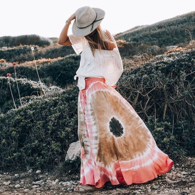 long skirt hippie