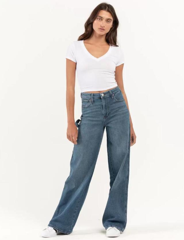 Womens Wide Leg Carpenter Jeans