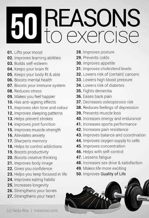  reasons to Exercise